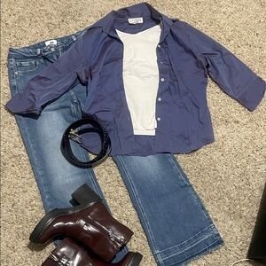 Classic Blue Boot Cut Jeans